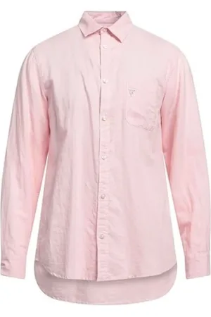 Guess Homme, Chemises, Rose, Taille: L Chemise à manches retroussables