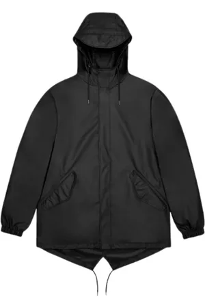 Rains Unisex, Vestes, Noir, Taille: L Fishtail Jacket 18010
