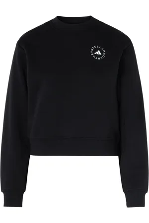 adidas Femme, Sweatshirts et sweats à capuche, Noir, Taille: 36 FR SweaT-shirt en coton noir