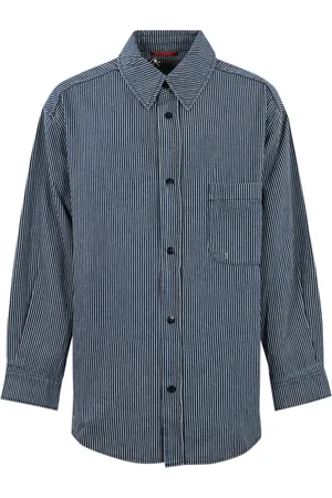 Autry Homme, Chemises, Bleu, Taille: L Chemise Classique en Coton