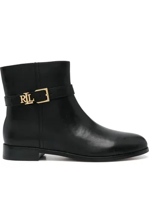 Ralph Lauren Femme, Chaussures, Noir, Taille: 37 EU Bottines à Boucle Brooke