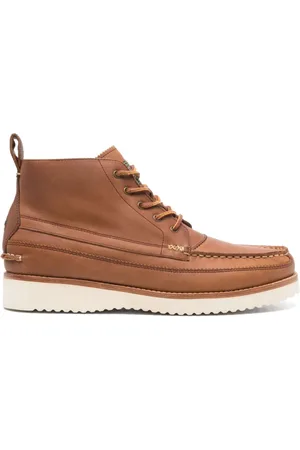 Ralph Lauren Homme, Chaussures, Brun, Taille: 41 EU Bottines à lacets