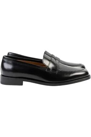 Berwick Femme, Chaussures, Noir, Taille: 36 EU Mocassins en cuir brossé noir