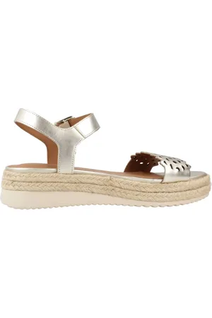 Geox Femme, Chaussures, Jaune, Taille: 38 EU Eolie Sandales