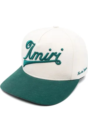 AMIRI Homme, Accessoires, Vert, Taille: ONE Size Casquette en Toile Deux Tons