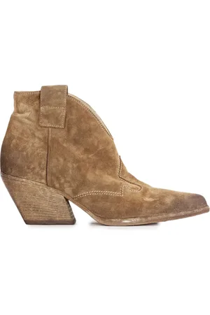Elena Iachi Femme, Chaussures, , Taille: 38 EU Bottes Cheville Texanes en Daim