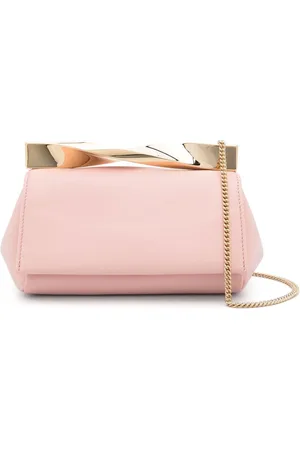 Aquazzura Femme, Sacs, Rose, Taille: ONE Size Mini Pochette Twist
