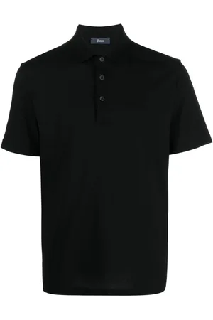 HERNO Homme, Tops, Noir, Taille: M Polo Noir