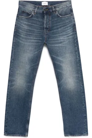 haikure Homme, Jeans, Bleu, Taille: W34 Jean Droit Bleu Indigo