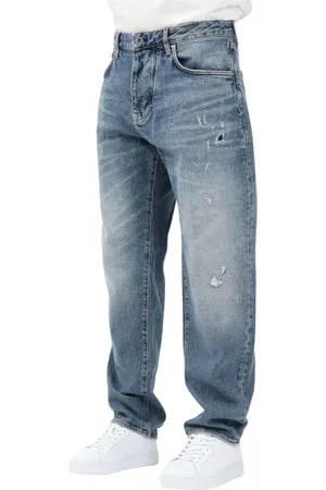 Armani Exchange Homme, Jeans, Bleu, Taille: W36 Vintage Loose Tapered Fit Jeans