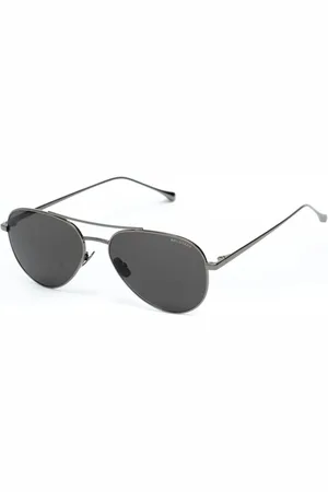 Belstaff Unisex, Accessoires, Gris, Taille: ONE Size Lunettes de soleil artisanales en acier inoxydable