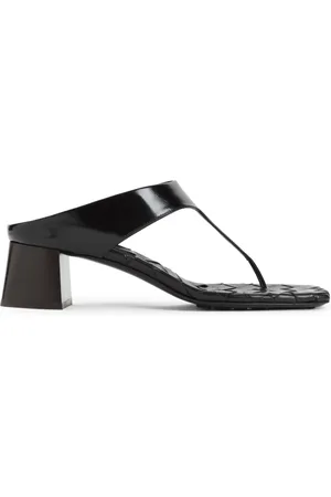 Bottega Veneta Femme, Chaussures, Noir, Taille: 36 EU Sandale à Talon Bas
