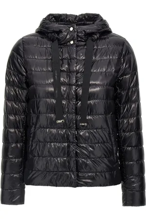 HERNO Femme, Vestes, Noir, Taille: 36 FR Veste matelassée ultralégère à capuche
