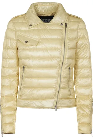 HERNO Femme, Vestes, Jaune, Taille: 38 FR Veste Bomber Ultralégère