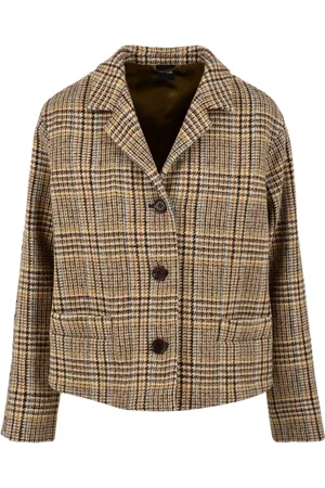 Aspesi Femme, Vestes, , Taille: 36 FR Veste en tweed à fermeture boutonnée sur le devant