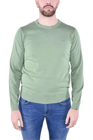 sun68 Homme, Pulls, Vert, Taille: XL Pull basique à manches longues