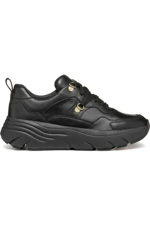 Geox Femme, Chaussures, Noir, Taille: 37 EU Baskets Diamanta