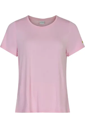 In Front Femme, Tops, Rose, Taille: 42 FR T-shirt Rose Doux avec Cœur Top