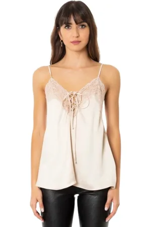 ANIYE BY Femme, Tops, Blanc, Taille: 42 FR T-shirt sans manches