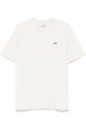 Autry Homme, Tops, Gris, Taille: L T-shirt à Manches Courtes et Col Rond