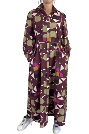 Bash Femme, Robes, Multicolore, Taille: 40 FR Robe-chemise Imprimée