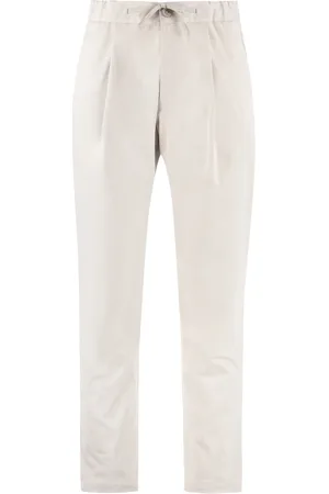 HERNO Homme, Pantalons, Gris, Taille: M Pantalon en éco-daim avec poches arrière