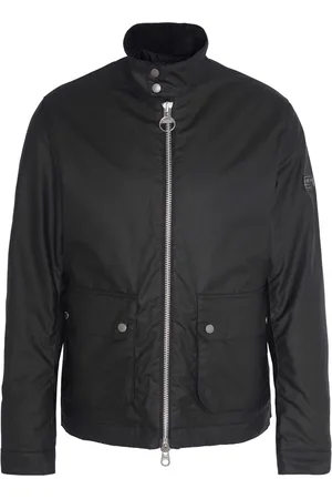 Barbour Homme, Vestes, Noir, Taille: L Veste Cirée Harrington Lutlaw