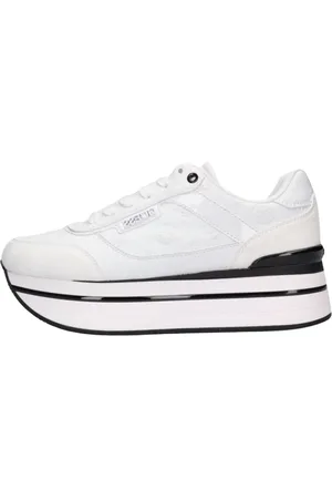 Guess Femme, Chaussures, Blanc, Taille: 40 EU Baskets compensées Hansin