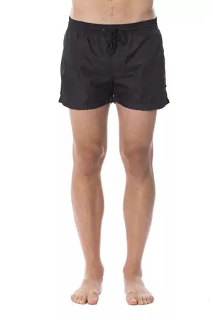 Roberto Cavalli Homme, Maillots de bain, Noir, Taille: L Maillot de bain élégant noir imprimé pour hommes