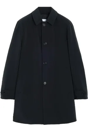 Aspesi Homme, Manteaux, Noir, Taille: M Manteau en Tissu Technique