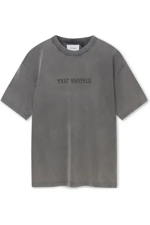 Axel Arigato Homme, Tops, Gris, Taille: S Distort T-Shirt