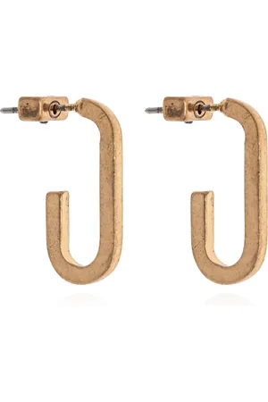 AllSaints Femme, Accessoires, Jaune, Taille: ONE Size Boucles d`oreilles en laiton