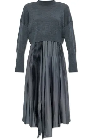 AllSaints Femme, Robes, Gris, Taille: 42 FR Robe Adriana deux pièces