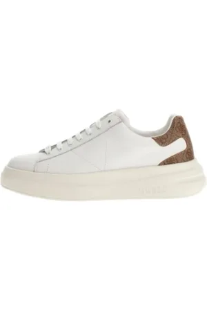 Guess Homme, Chaussures, Blanc, Taille: 42 EU Elba 4G Logo Baskets