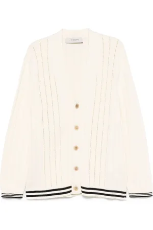 Golden Goose Homme, Pulls, Blanc, Taille: M Cardigan à Câbles