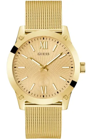 Guess Homme, Accessoires, Jaune, Taille: ONE Size Montre Crescent