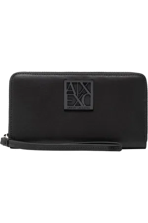 Armani Exchange Femme, Accessoires, Noir, Taille: ONE Size Portefeuille