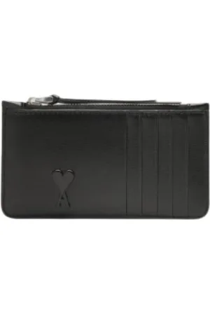 Ami Femme, Accessoires, Noir, Taille: ONE Size Porte-cartes Luxe