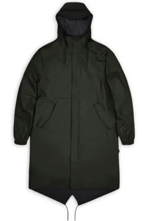 Rains Homme, Manteaux, Vert, Taille: S Parka