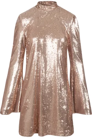 ANIYE BY Femme, Robes, Rose, Taille: 36 FR Robe de soirée à col montant et sequins