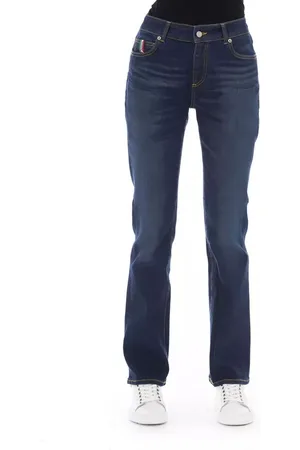 BALDININI Femme, Jeans, Bleu, Taille: W30 Jean Tricolore à Poches