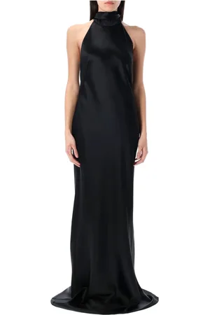 Ralph Lauren Femme, Robes, Noir, Taille: 36 FR Longue Robe Dos Nu