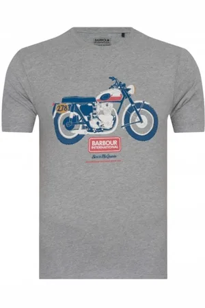 Barbour Homme, Tops, Gris, Taille: M T-Shirt Exclusif