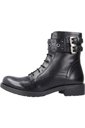 Geox Femme, Chaussures, Noir, Taille: 38 EU Bottines à lacets D Rawelle