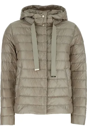 HERNO Femme, Vestes, , Taille: 38 FR Doudoune à Capuche Cordon de Serrage