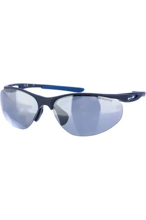 Nike Homme, Accessoires, Bleu, Taille: ONE Size Lunettes de soleil rectangulaires en acétate