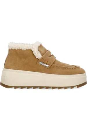 Ash Femme, Chaussures, , Taille: 40 EU Mocassins en Daim avec Semelle Épaisse