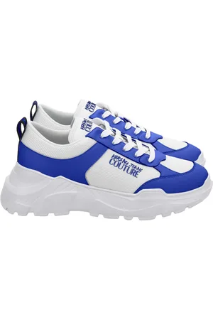 VERSACE Homme, Chaussures, Bleu, Taille: 45 EU Baskets
