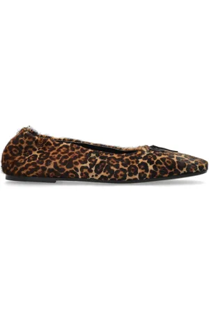 Golden Goose Femme, Chaussures, Brun, Taille: 36 EU Ballerines à motif animalier