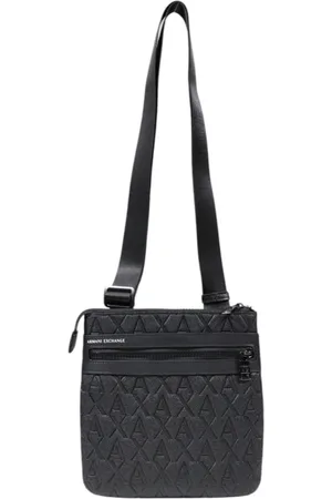 Armani Exchange Homme, Sacs, Noir, Taille: ONE Size Sac zippé en polyester noir